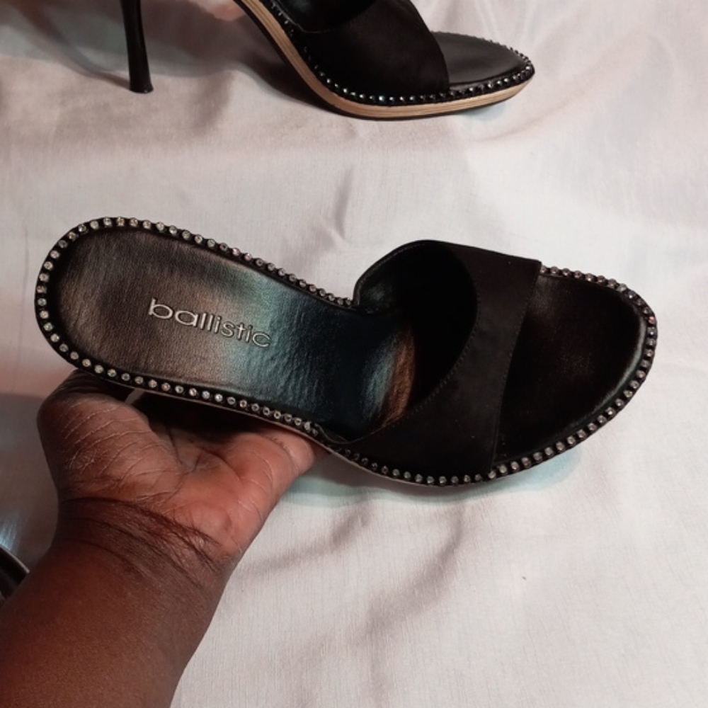 Ballistic  Leather  Slides - Picture 2 of 5